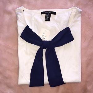 NWT Forever 21 Top with Bow